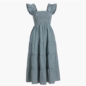 Hill House green gingham nap dress size XS